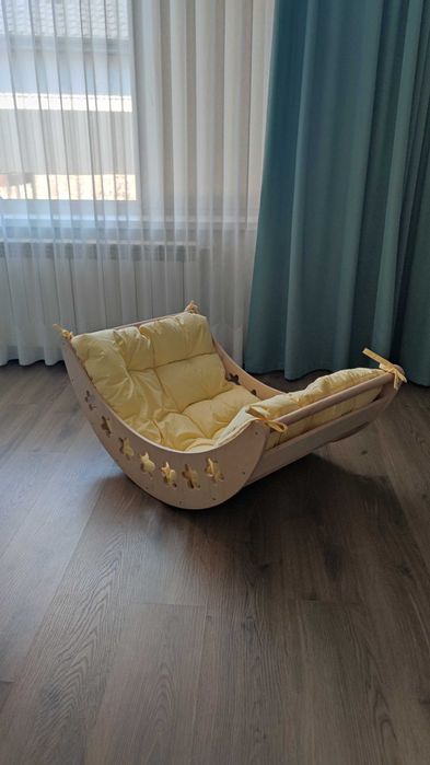 Матрасик до гойдалки Місяць (Butter yellow)