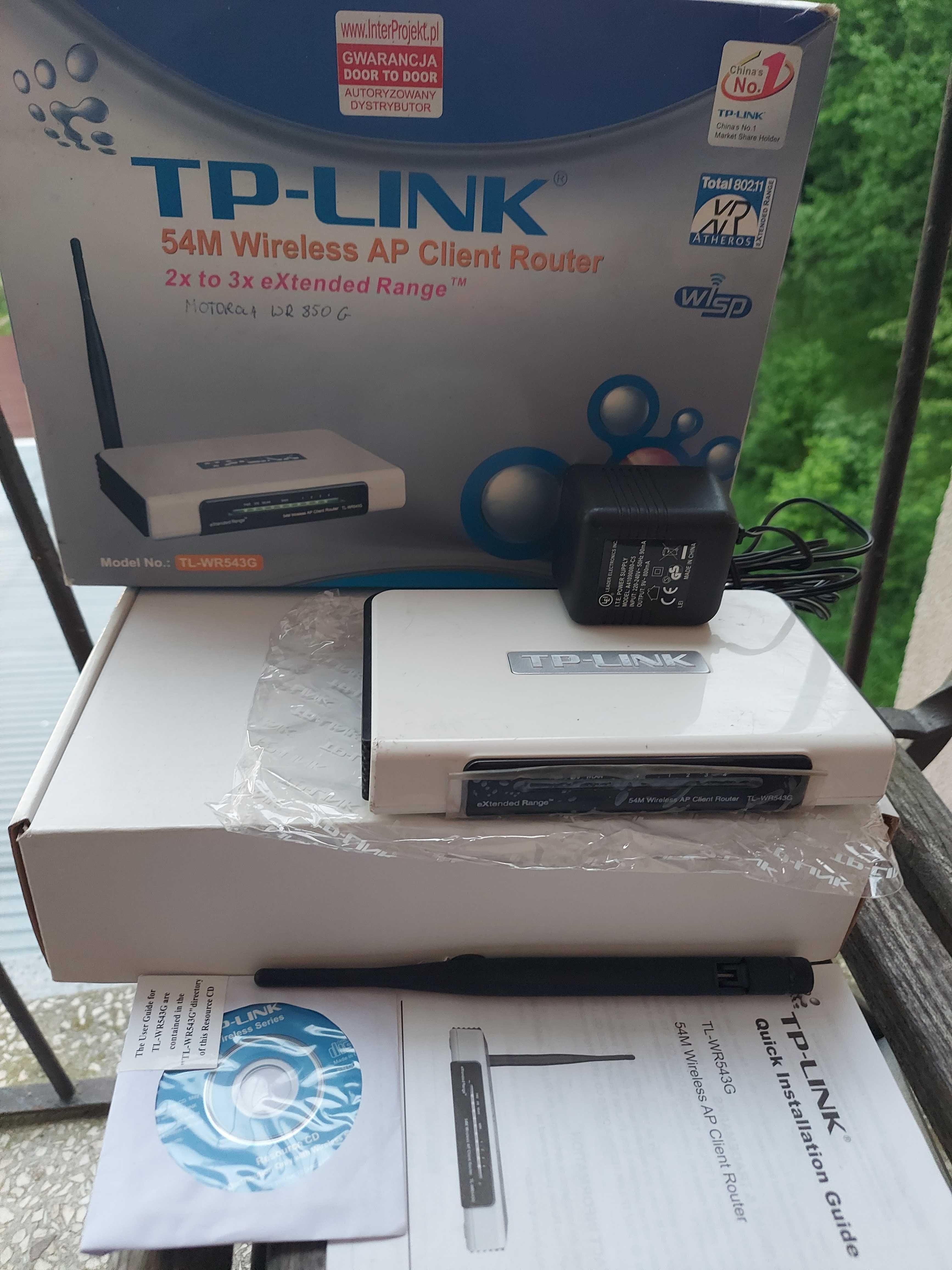 Router bezprzewodowy TP-Link TL-WR543G