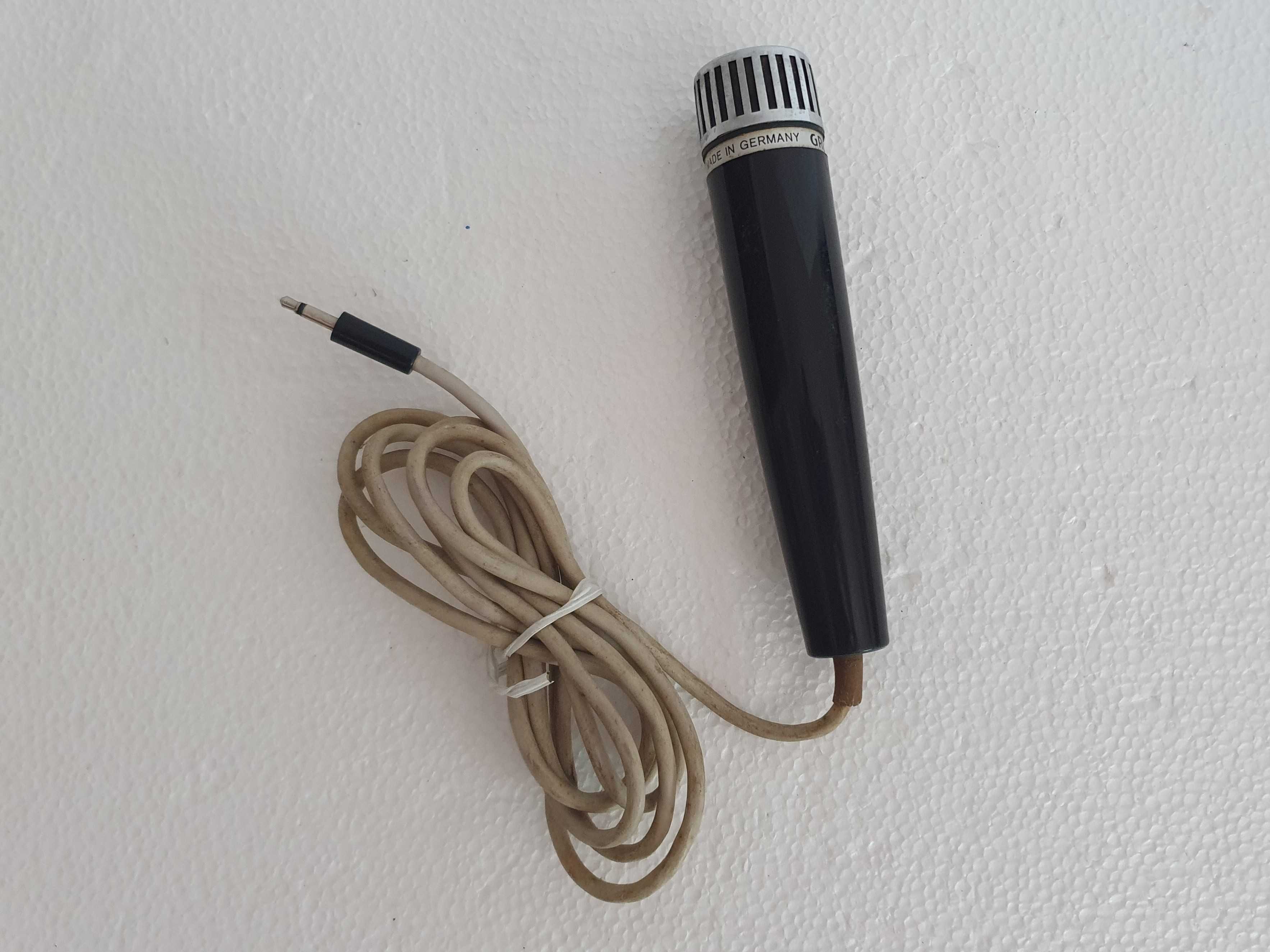 Microfone de gravador vintage - Grundig GDM 317 Universal - Germany
