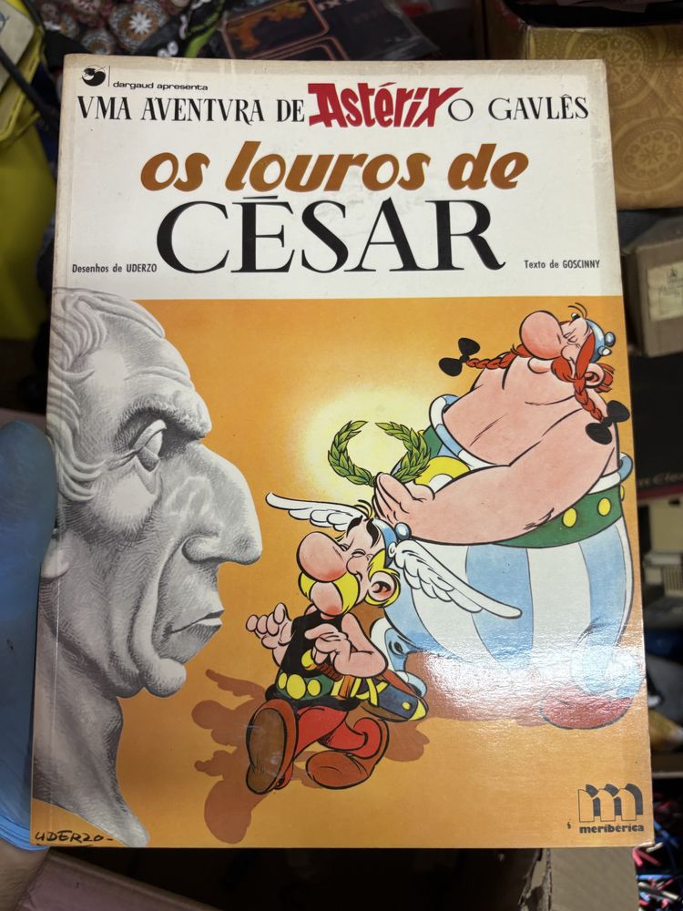 Livros do  Asterix.