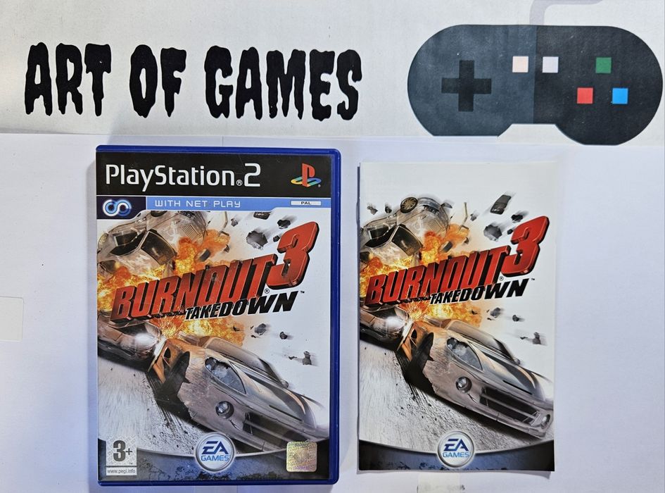 Burnout 3 Takedown Ps2 Playstation 2 Komplet
