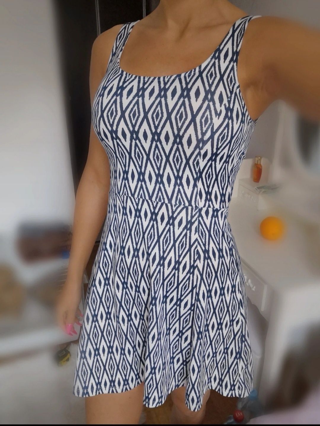 Sukienka h&m aztecki wzór