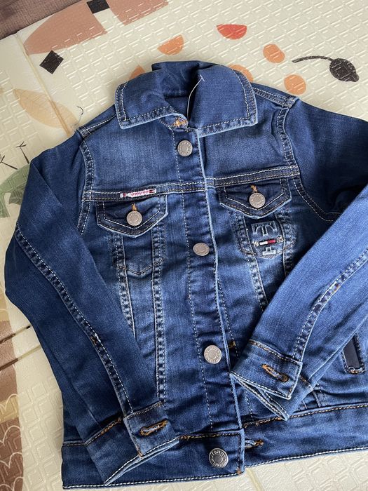 Дитяча джинсова куртка Tommy Hilfiger