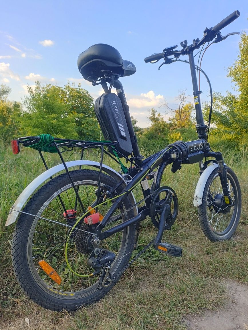 Электровелосипед 20" 350w 10A складной школьник десна