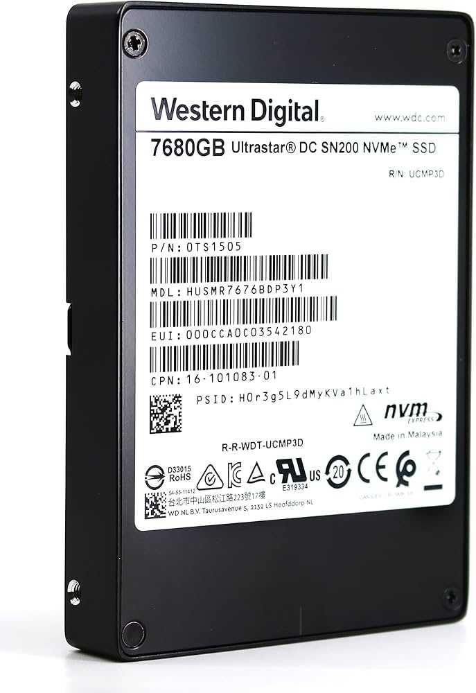 Продам HGST sn200 7.68tb (nvme ssd)