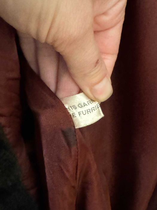 Futro sztuczne Vintage brazowe Astraka