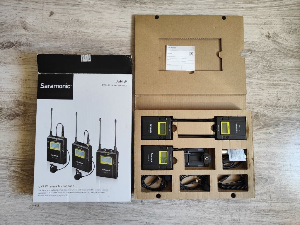 Zestaw bezprzewodowy Saramonic UwMic9 (RX9 + TX9 + TX9).