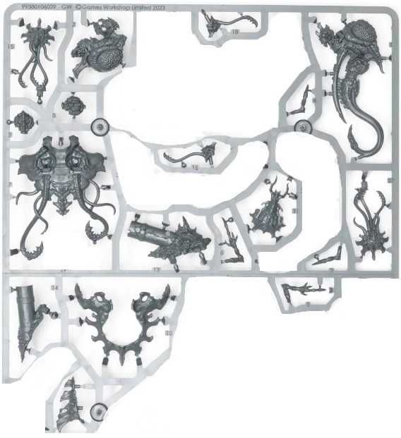 Warhammer 40000 40K Tyranids Neurotyrant and Neuroloids