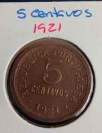 5 centavos 1921 - Soberba