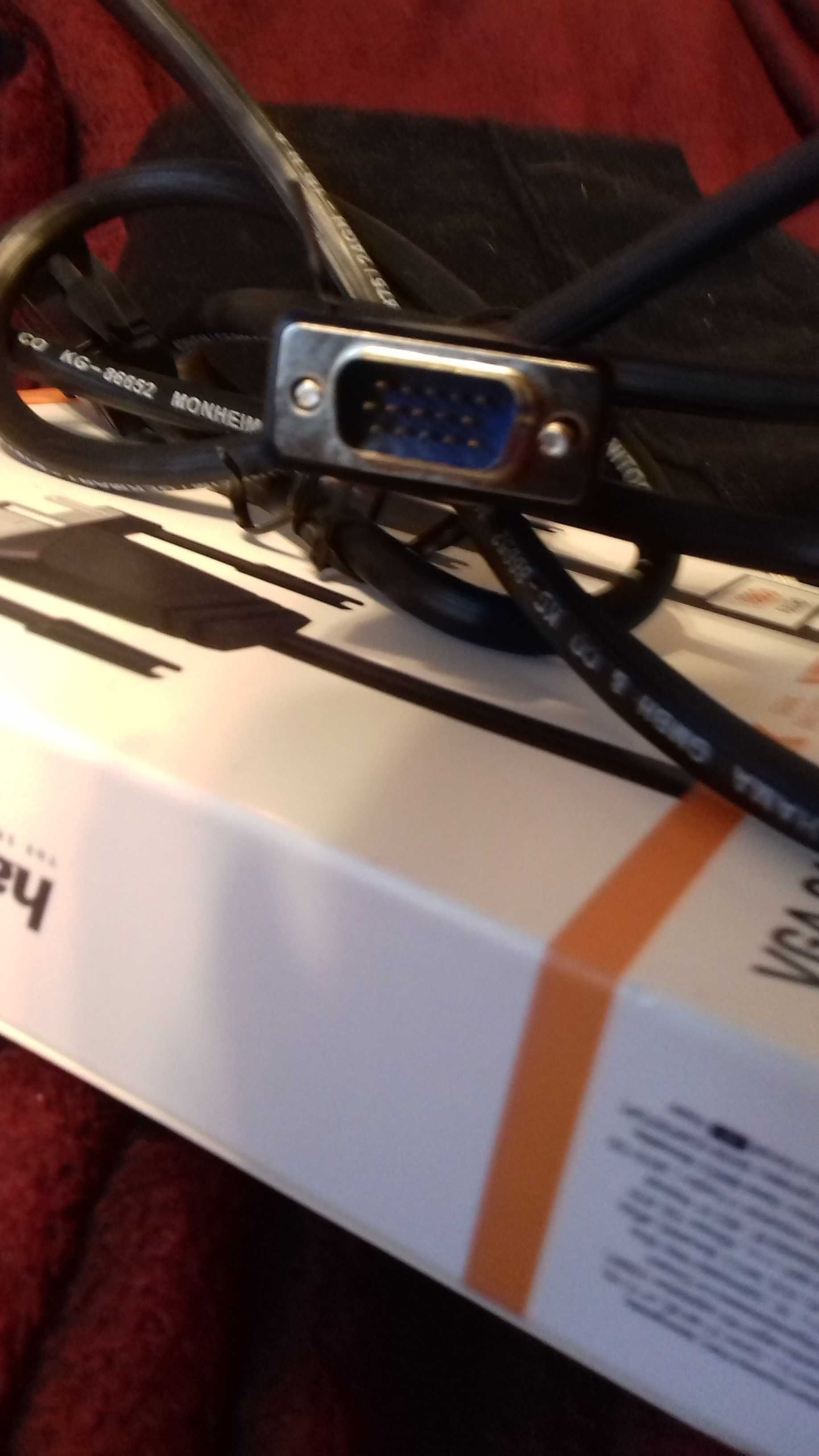 Kabel do monitora VGA D- SUB 1,5m  HAMA  nowy