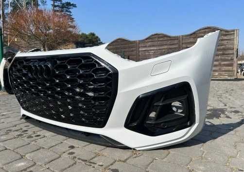 Передній бампер audi q5 рестайлінг s-line 2020-2022