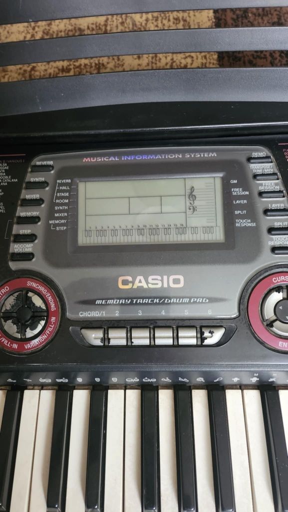 Organy keyboard casio ctk