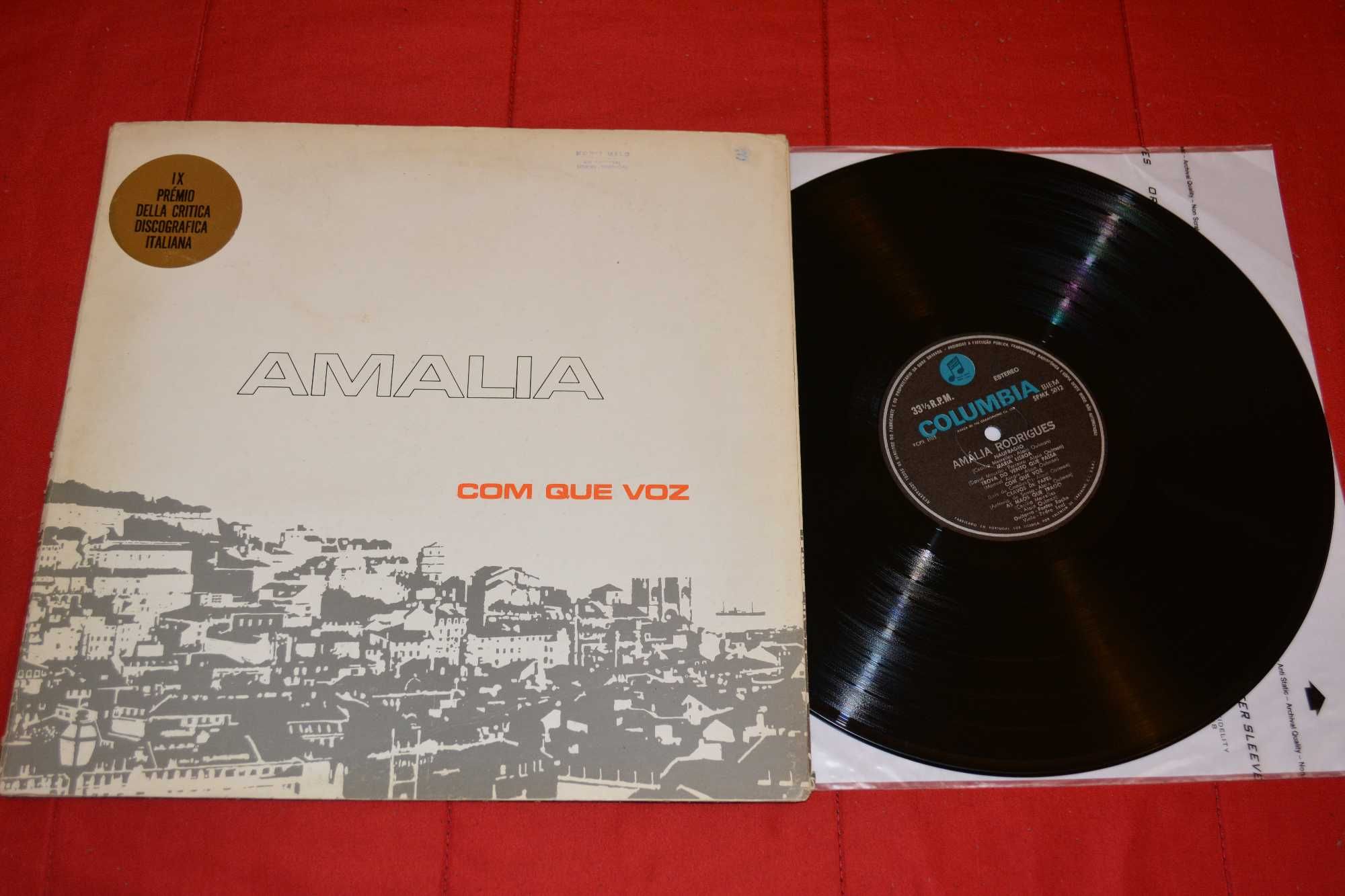 Amália* ‎– Com Que Voz Edição PT 1975 Vinyl, LP, Album FADO