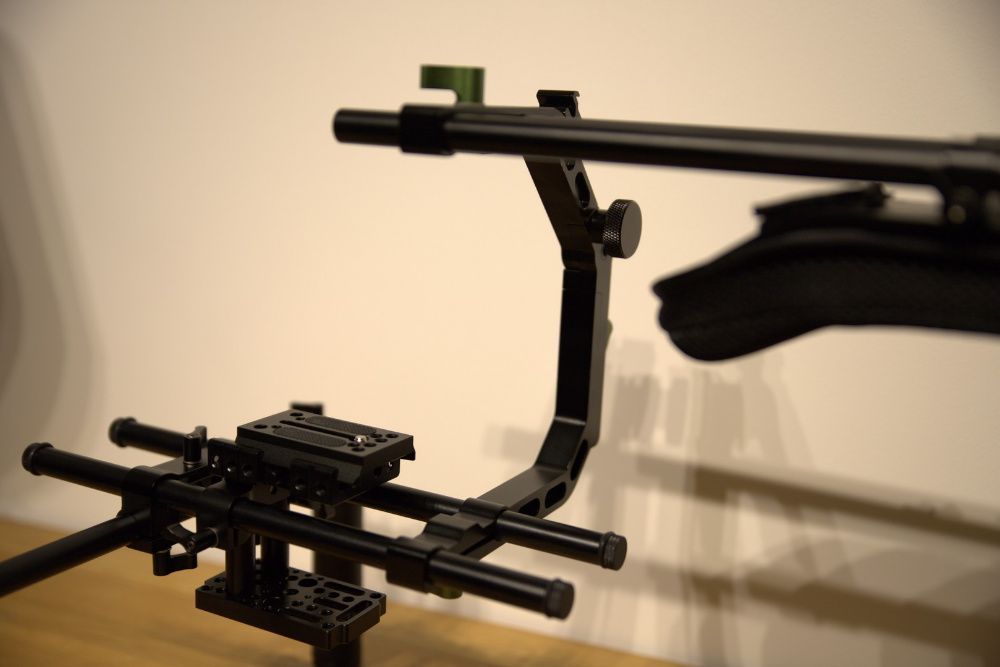 Rig camerowy, stabilizator, klatka,ramie Lanparte C-shape&szyny,plytka