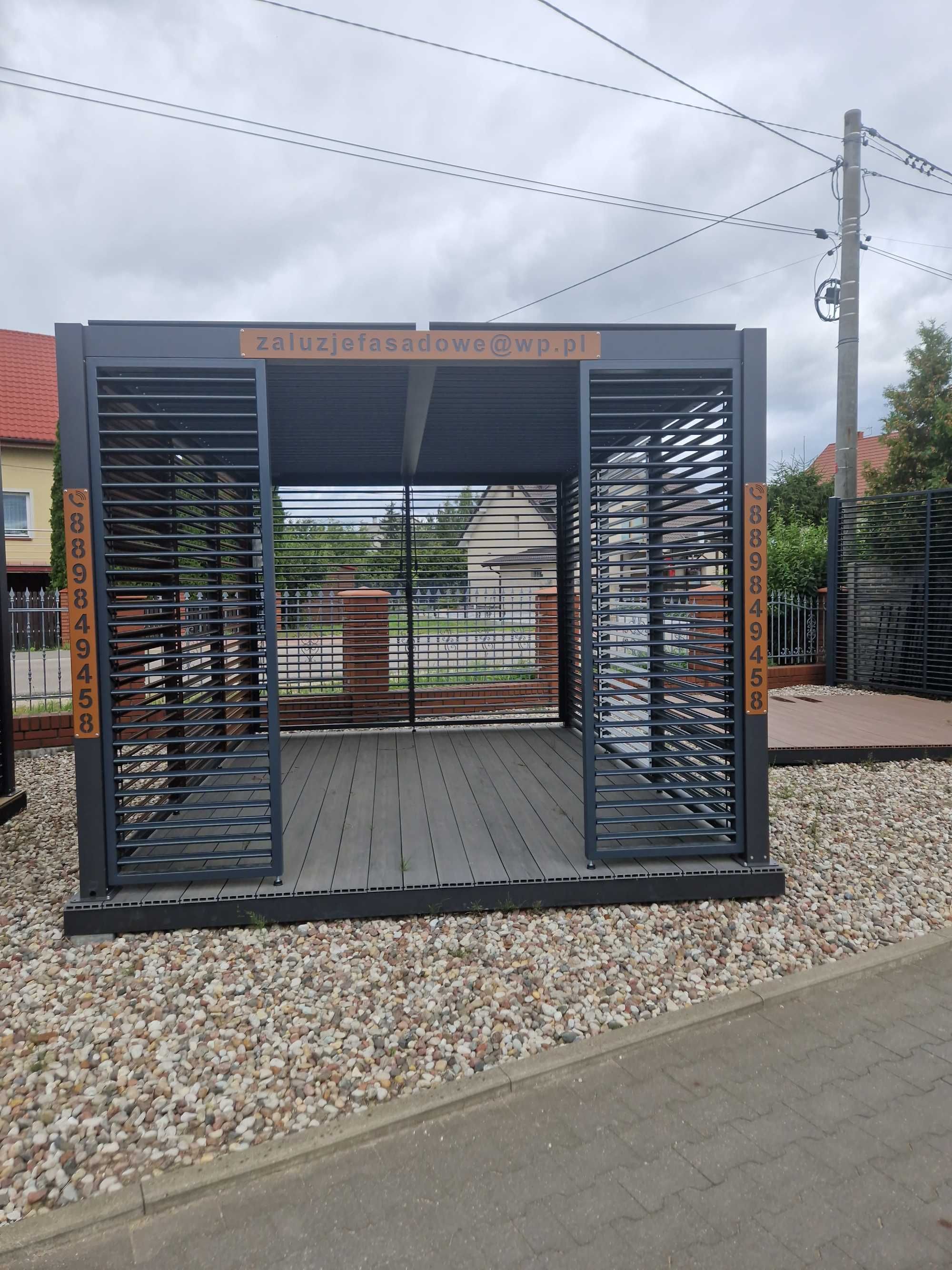 Panel żaluzjowy , pergola altanka ,ruchoma deseczka, zadaszenie tarasu