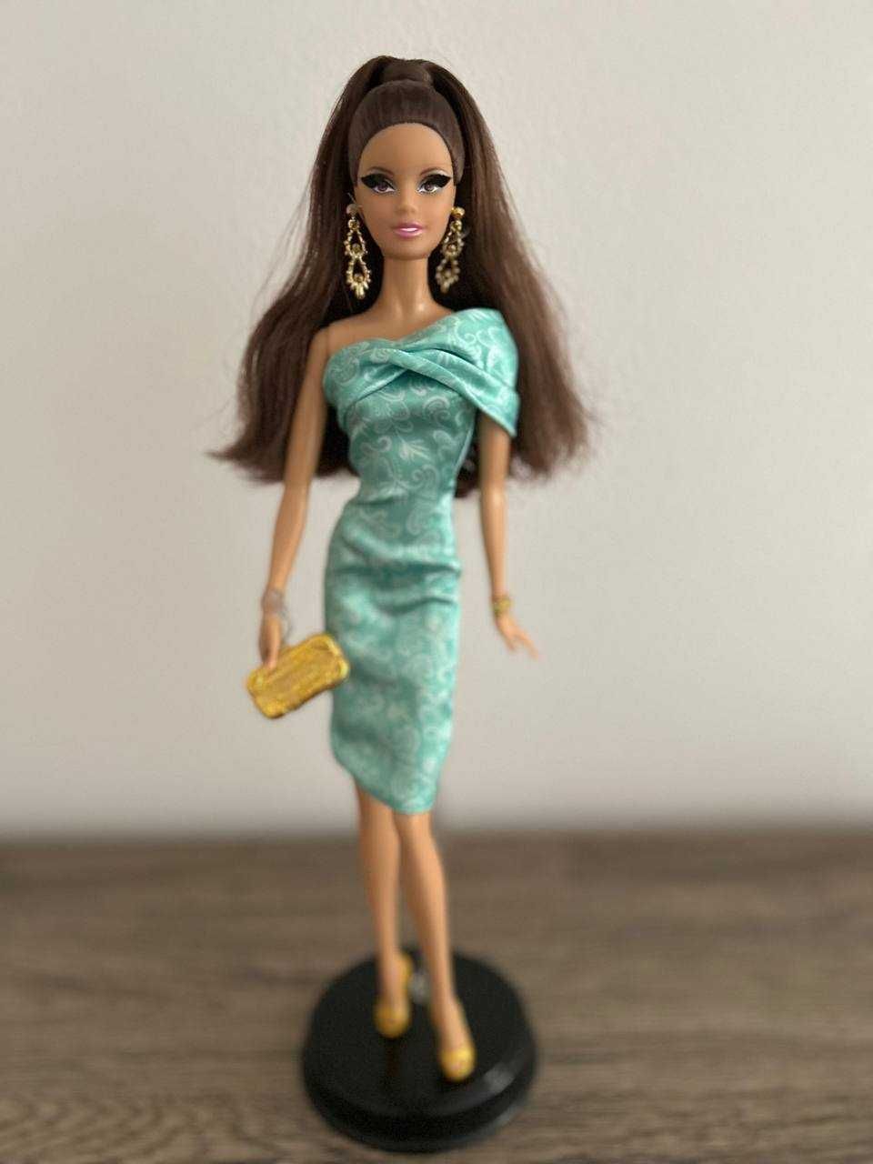 Lalka The Barbie Look Red Carpet Blue Dress