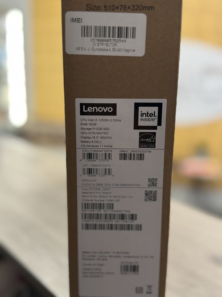 Laptop Lenovo IdeaPad 5 Pro od Halogsm Piotrkowska 19