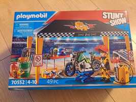 Playmobil Pokaz kaskaderski Namiot serwisowy 70552 NOWE