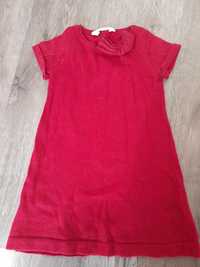 Świąteczna czerwona sukienka HM 98/104
