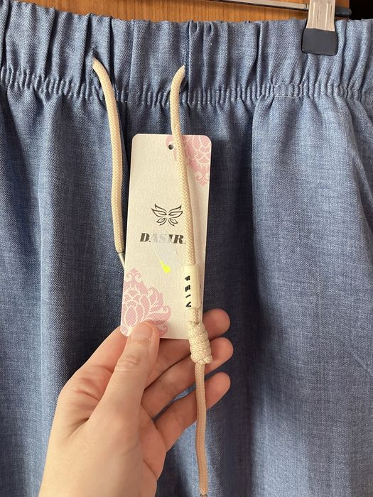 Spodnie rybaczki letnie na gumie 3/4 długość z metką nowe