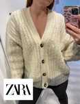 Duży sweter Oversize damski Zara S M L