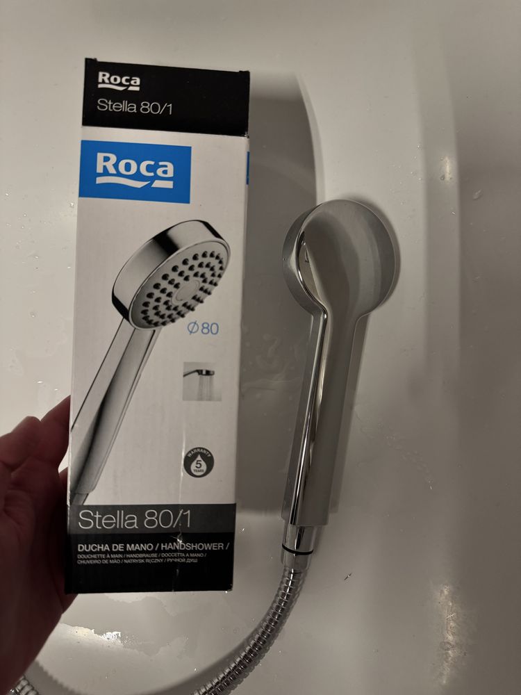 Nowe wąż+ sluchawka Roca