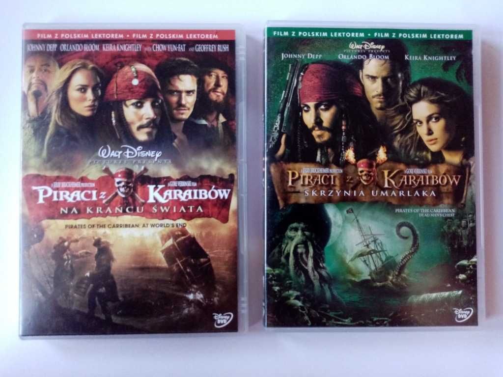 Piraci z Karaibów - Zestaw 4xDVD - 3 części