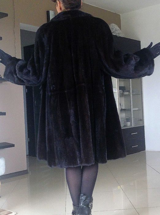 FUTRO Z NOREK SWINGER 130 / 220 cm DUŻE norki 46/58 XXXL  .. ..