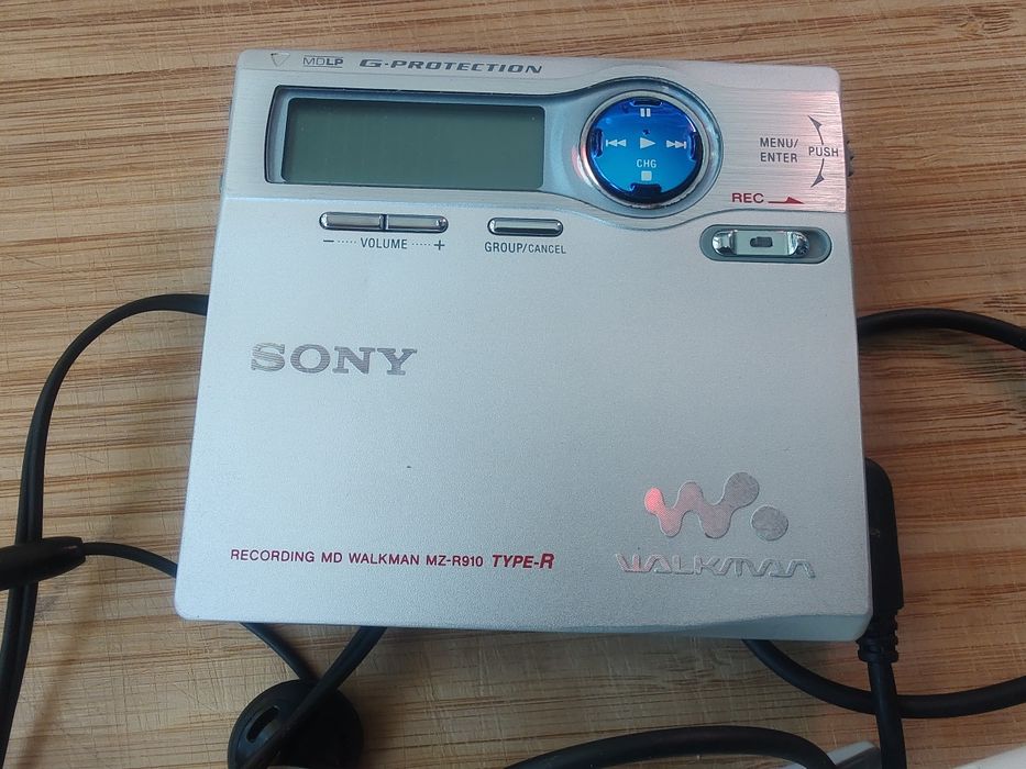 Walkman Mini disc Sony mz-r910