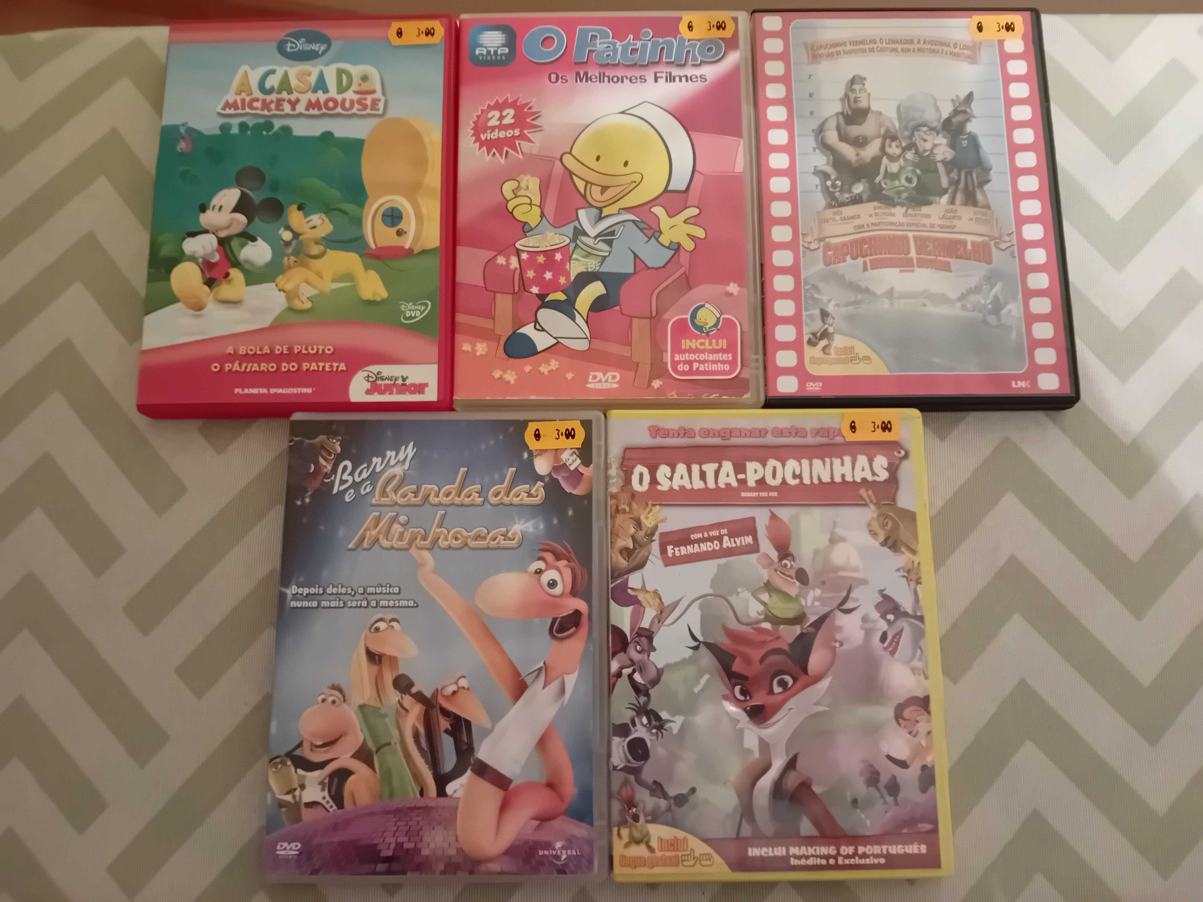 Filmes Dvd de Animação LNK, Disney e Universal.