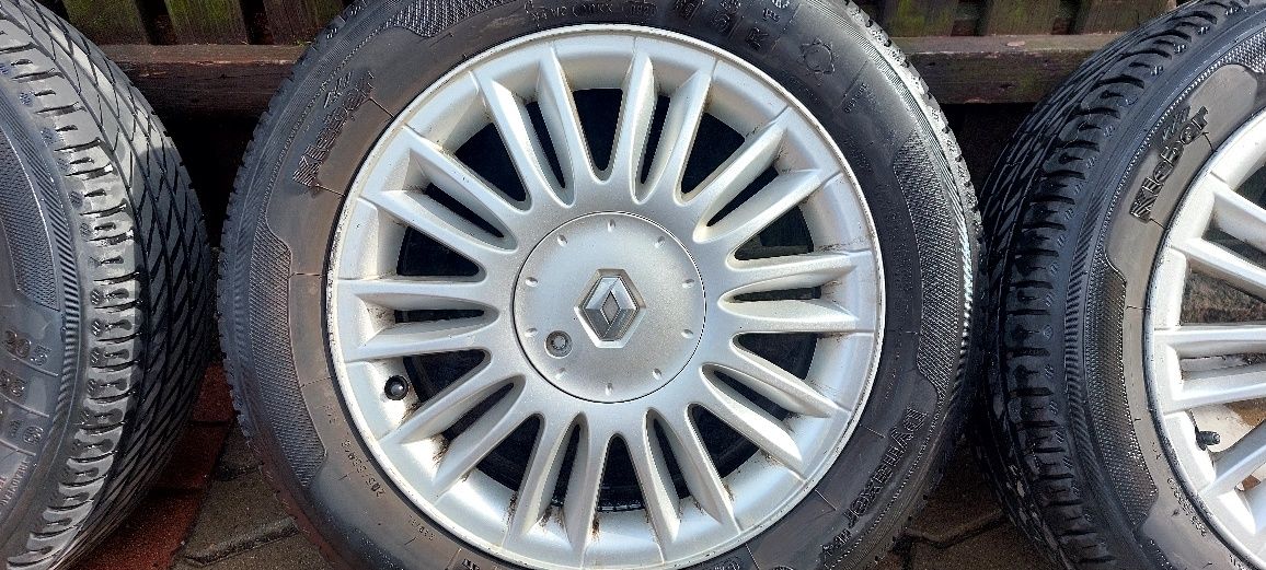 Alufelgi 16 renault + opony 205/55/16 4x10 60,1 20/21rok