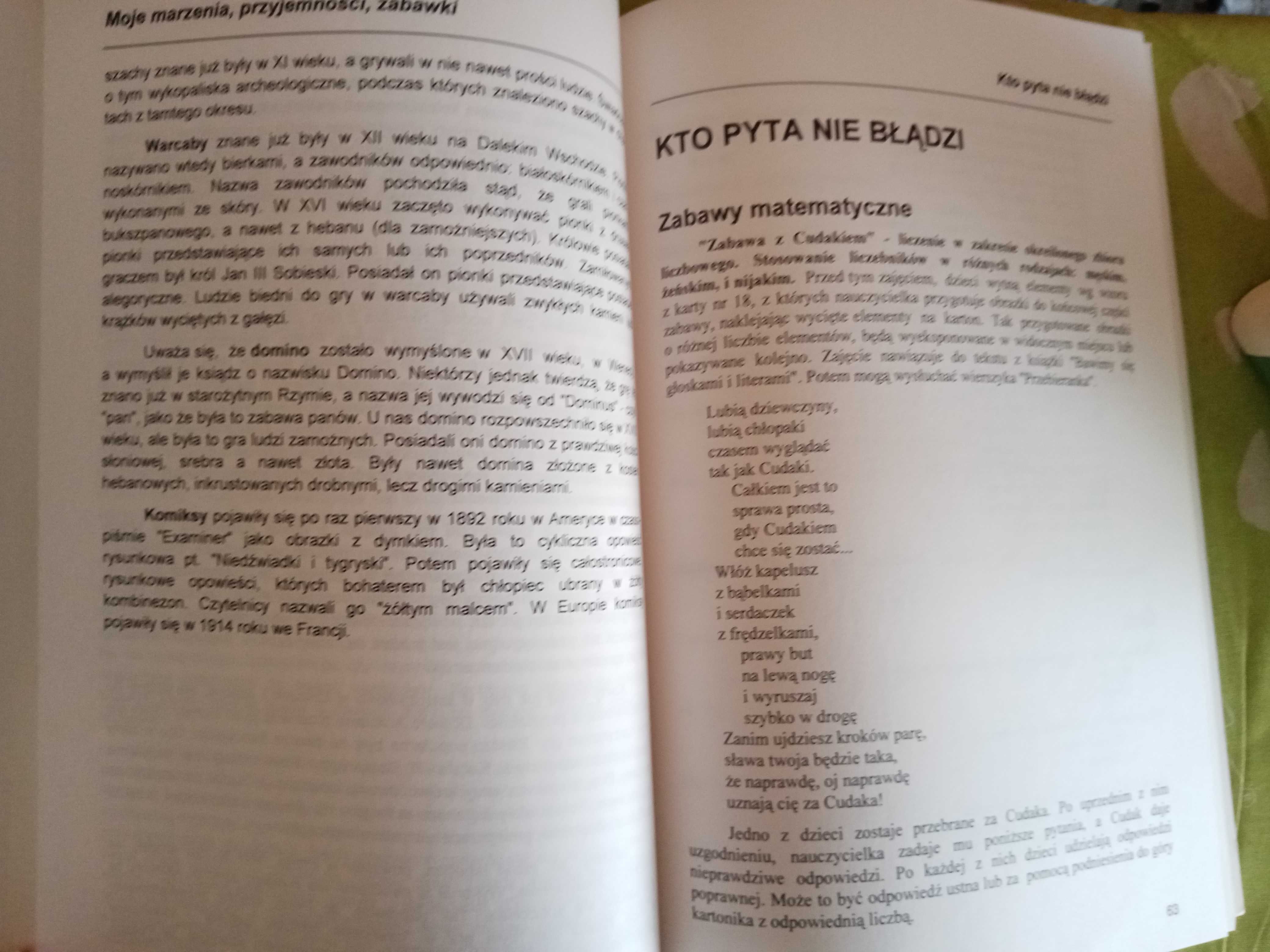 Zabawy matematyczne "Od A do Z" książka z wierszykami i zabawami