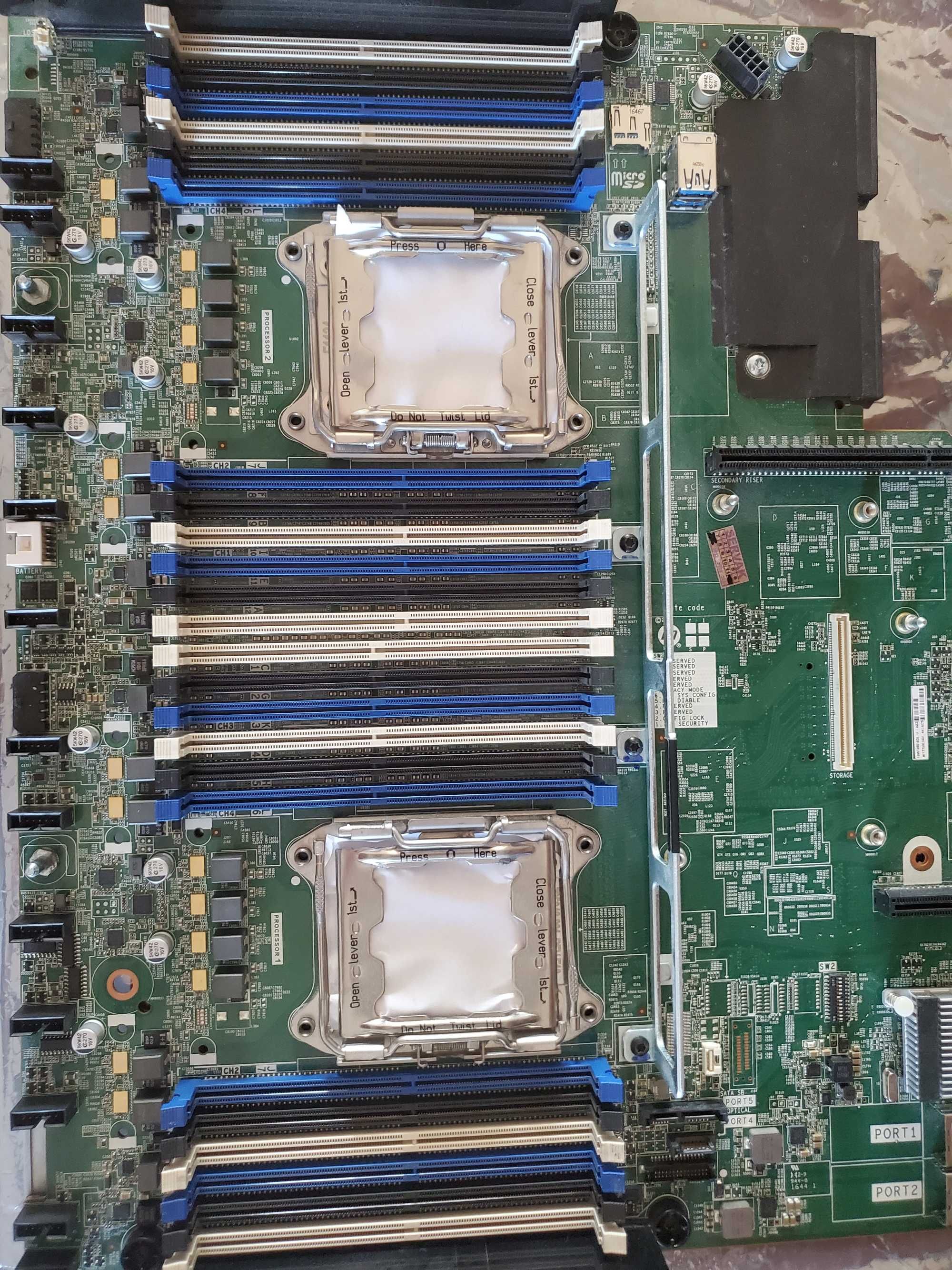 Материнська плата до серверів HP Proliant DL380/DL360 G9