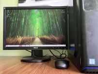 Komputer stacjonarny zestaw monitor asus myszka i5 gtx750ti dysk ssd