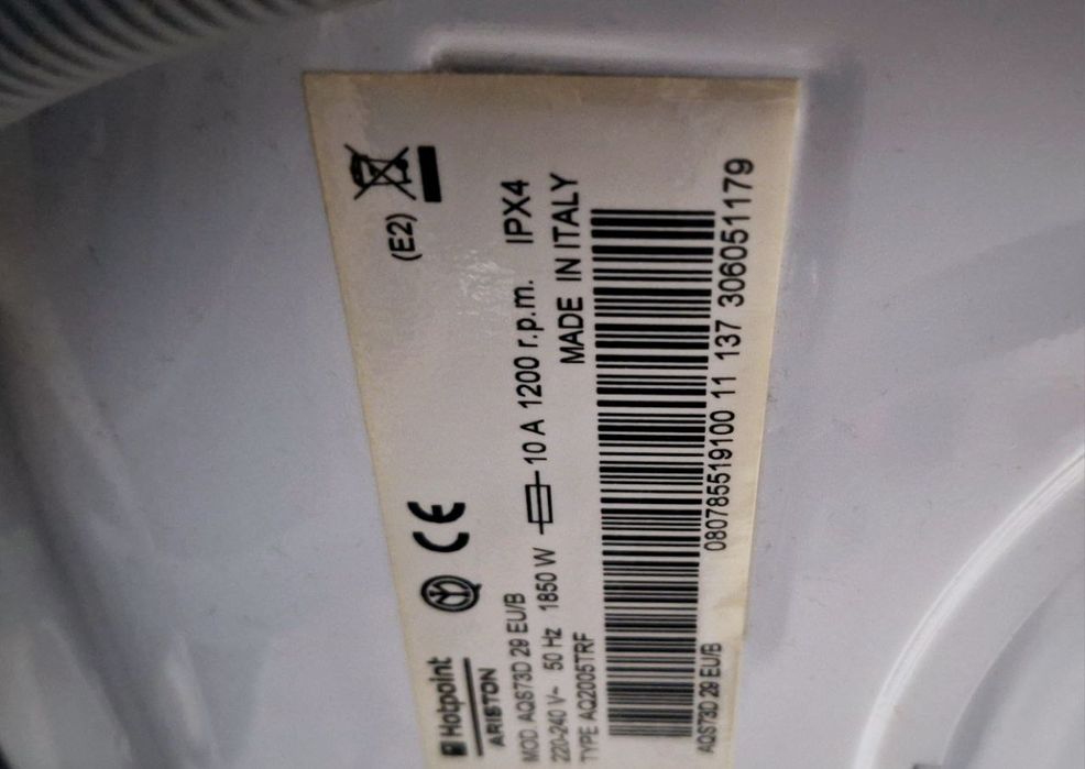 Пральна машина Hotpoint Ariston Italy