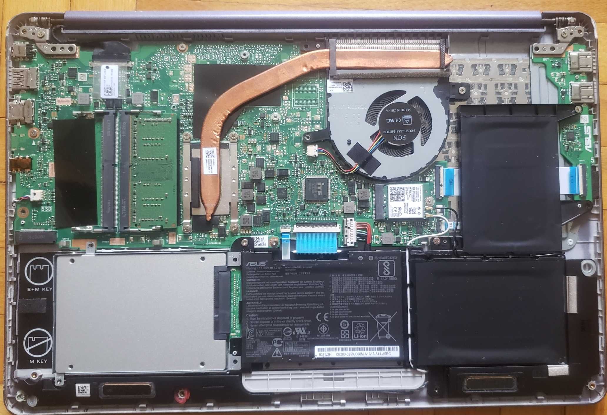 Ультрабук Asus VivoBook F510UA i5-8250U 4 (8)  1.6 - 3.4 GHz UHD 620