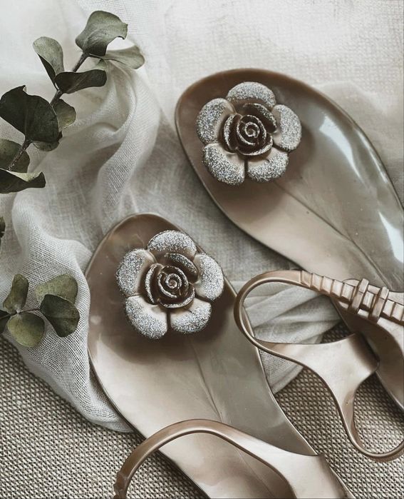 ZHOELALA FLOWER women's sandals, Босоніжки,шльопанці жіночі  «Квітка»