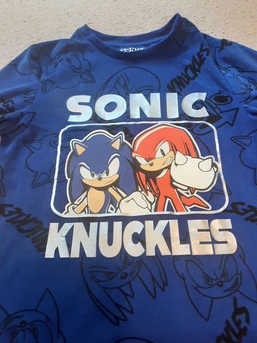 Bluzka welurowa Sonic- Knuckles 116/122