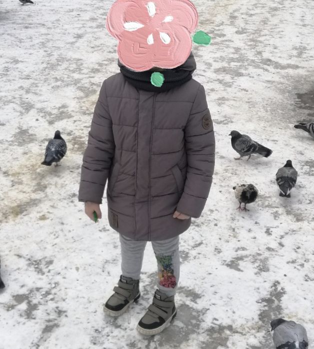 Продам зимову диячу куртку(Пух)