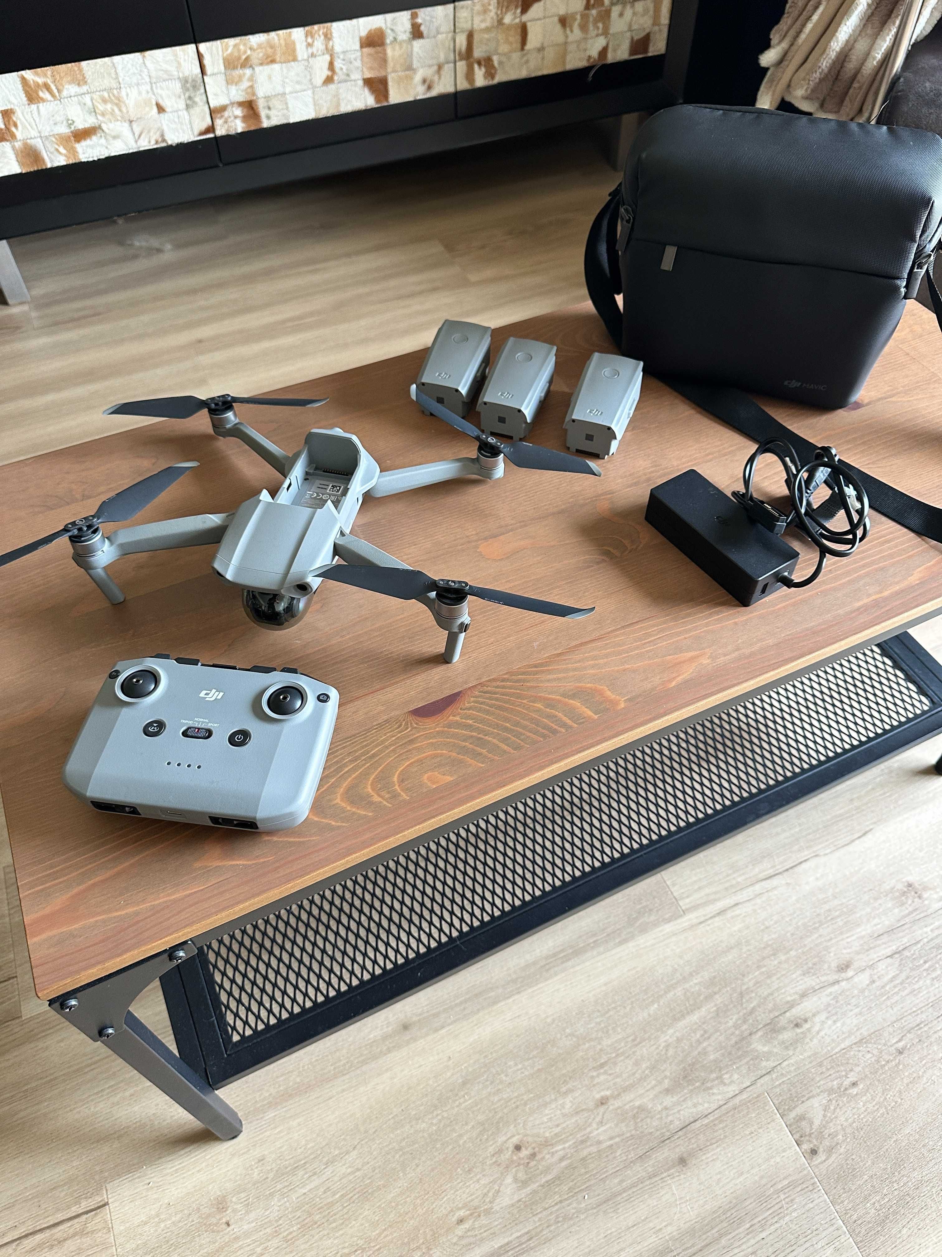 Drone DJI Mavic Air 2 + Fly More Combo + Proteções como novo