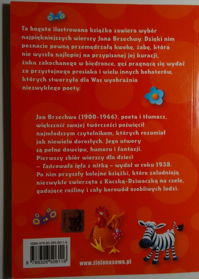 Zoo Jan Brzechwa, najpiękniejsze wiersze dla dzieci