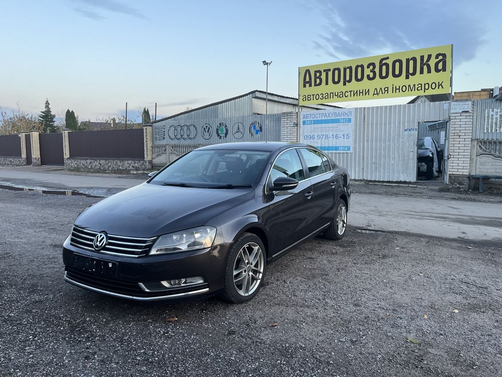 Запчастини Розборка шрот VW Volksvagen Passat В7 Пасат в7