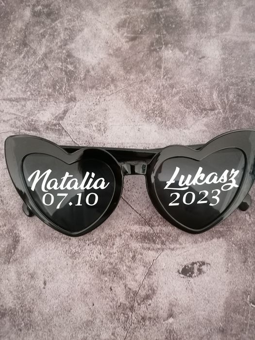 Okulary na sylwestra, studniówkę, wesele