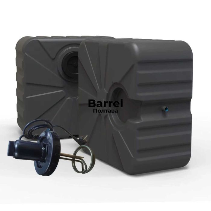 Бак для душа 75, 100 літрів, пластикові з ТЕНОМ