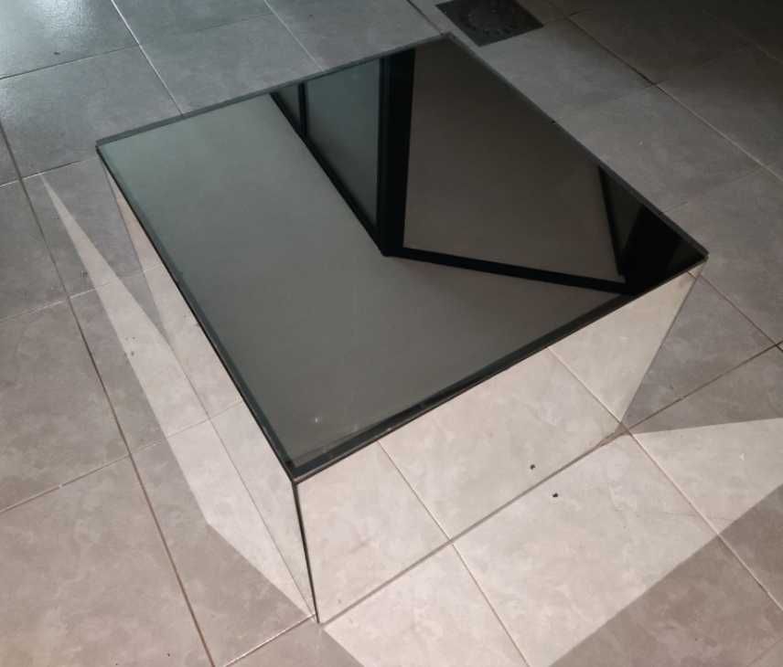 Mesa Apoio Espelhada 40x40x40