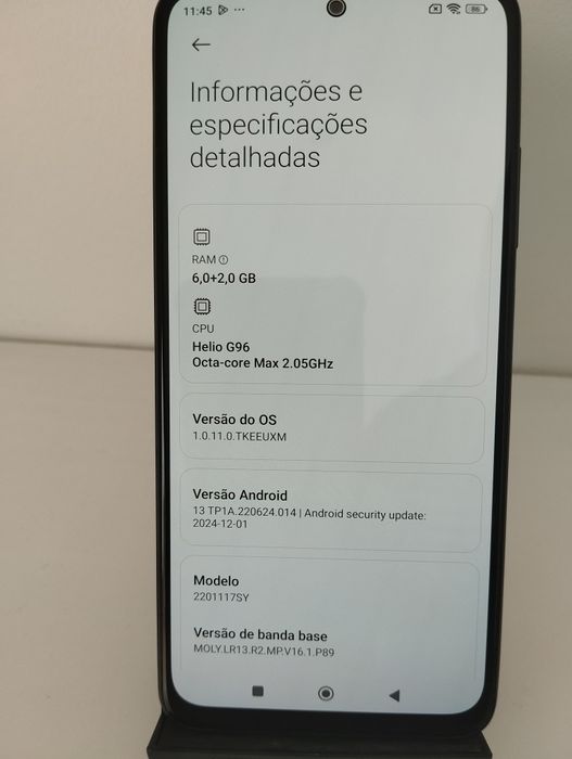 Redmi note 11S 6Gb ram 128Gb