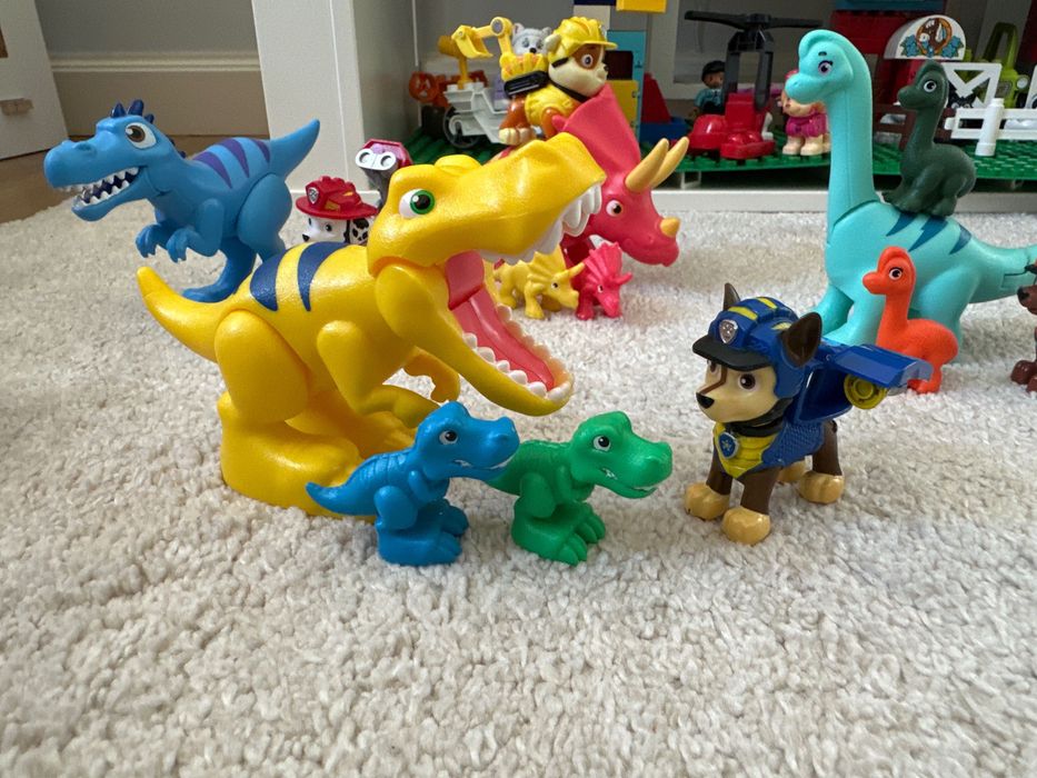 Figurki psi patrol DINO RESCUE paw patrol dinozaury chase marschal