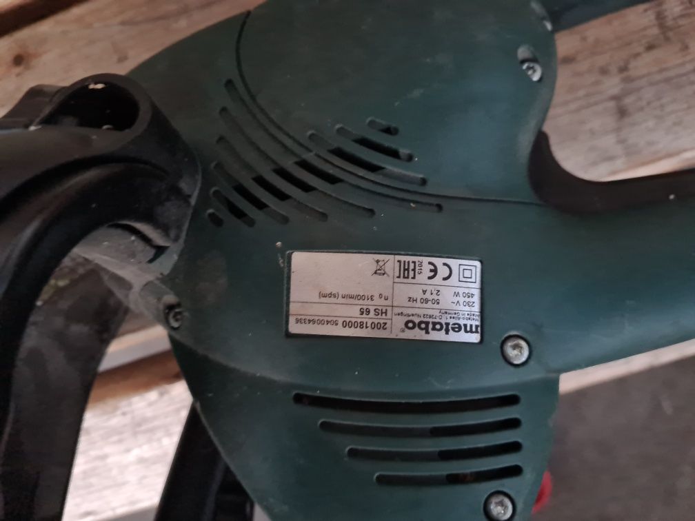 Nożyce do żywopłotu Metabo elektrycznie sprawne