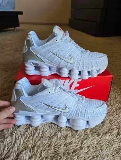 Buty meskie Mokasyny Nike_Shox_TL_White R.40