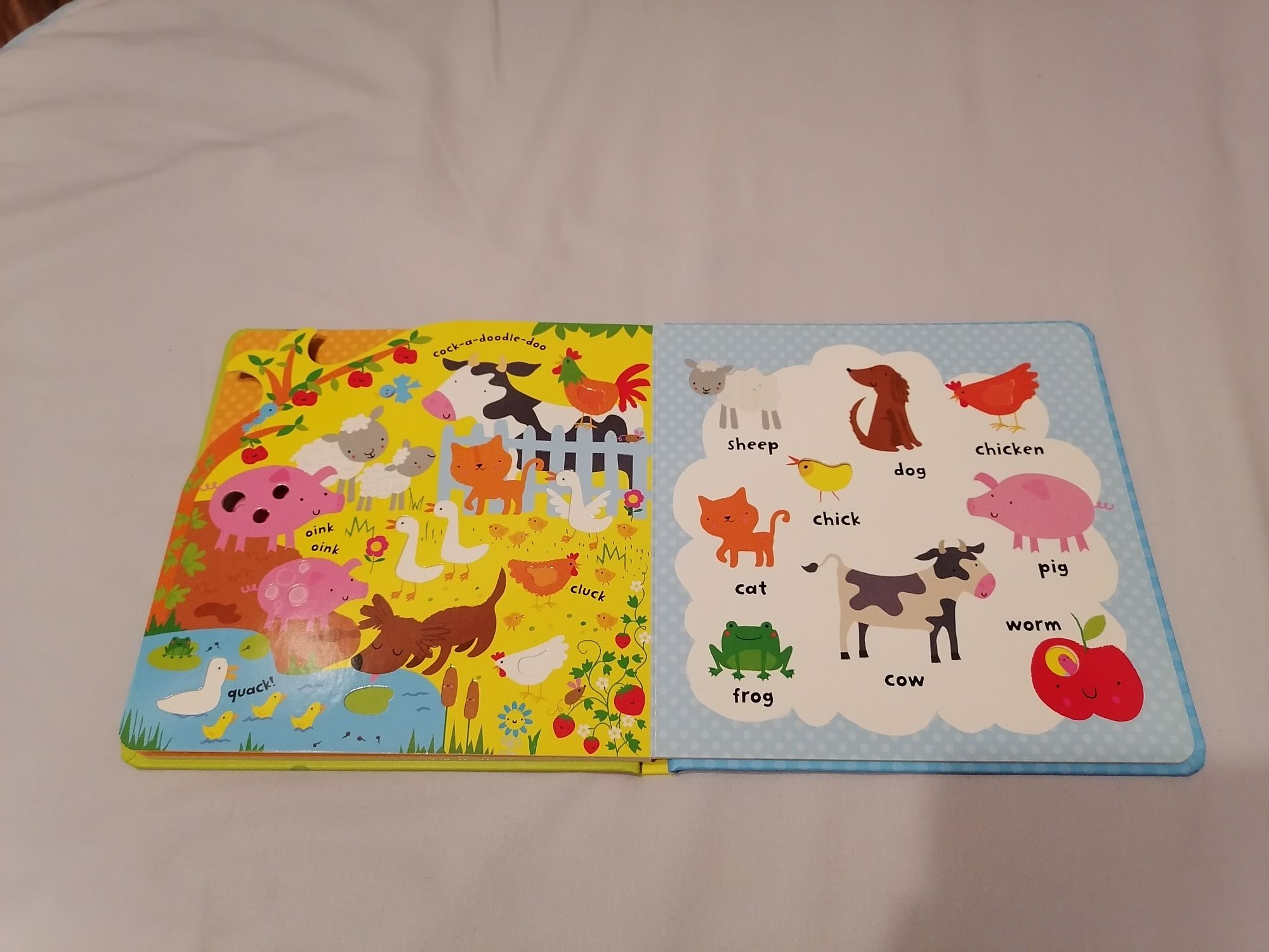 Usborne Baby's very first play Book Animal words